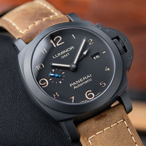 panerai keramik schwarz|Panerai luminor gmt ceramica.